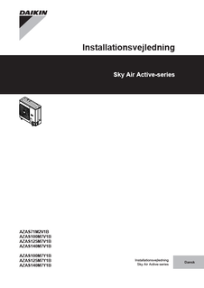AZAS71-140MV1, AZAS100-140MY1_4PDA485929-1C_2017_08_Installation manual_Danish download